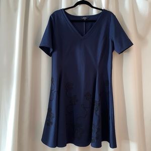 Simply Vera navy blue princess cut dress